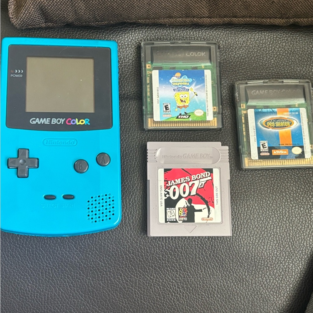 Nintendo Handheld Console Blue Game Boy